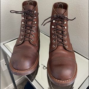 Red Wing Iron Ranger Boots 8111 Amber